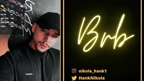Snapshot of nikolahank1 chatting on 05-14-26, 07:04 Nikola Hank online show from 05-14-26, 07:04
