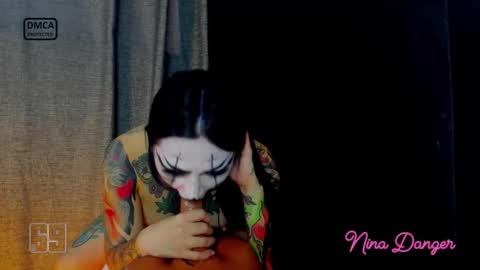 Snapshot of ninadanger chatting on 10-15-25, 10:10 Heyyy guys Im Ninas crazy online show from 10-15-25, 10:10