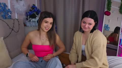 Lora black  and Lili blonde welcome you here online show from 12-25-24, 11:22