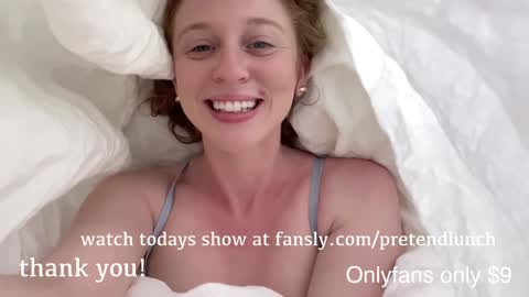 Snapshot of pretendlunch chatting on 01-26-25, 06:16 Pretend online show from 01-26-25, 06:16