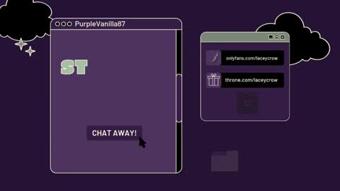 Snapshot of purplevanilla87 chatting on 02-03-25, 01:09 Purple online show from 02-03-25, 01:09