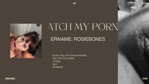 Snapshot of rosiebones chatting on 06-03-26, 11:32 Rosie Bones online show from 06-03-26, 11:32