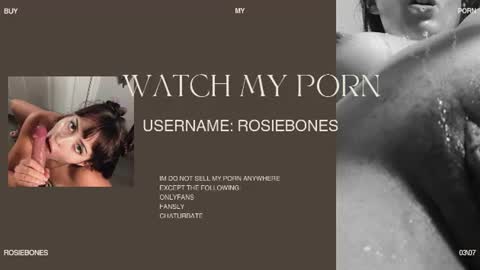 Snapshot of rosiebones chatting on 07-21-26, 05:59 Rosie Bones online show from 07-21-26, 05:59