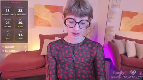 Snapshot of rubytwinkle chatting on 10-27-25, 08:35 Ruby online show from 10-27-25, 08:35