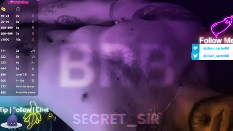 Snapshot of secret_sir chatting on 06-06-26, 11:20 Dean Carter online show from 06-06-26, 11:20