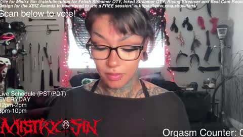 Mistrx Sin online show from 03-06-26, 09:55