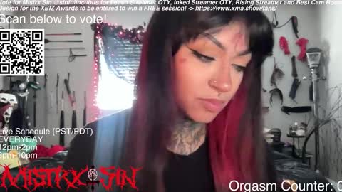 Mistrx Sin online show from 03-10-26, 07:41