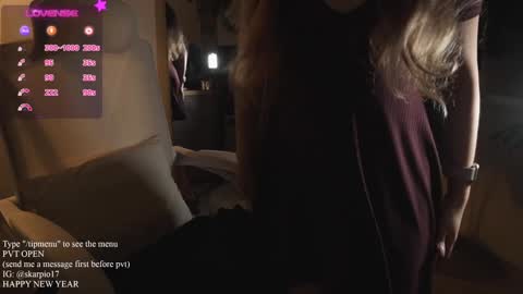 Snapshot of skarpio17 chatting on 01-02-25, 06:45 Im Scarlett ONLINE 5pm-10pm NYC time online show from 01-02-25, 06:45