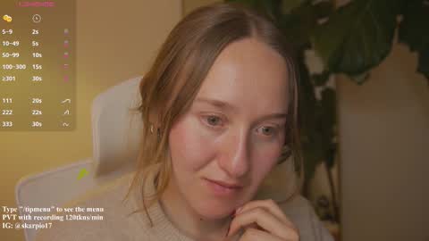 Snapshot of skarpio17 chatting on 11-28-25, 01:19 Im Scarlett ONLINE 5pm-10pm NYC time online show from 11-28-25, 01:19