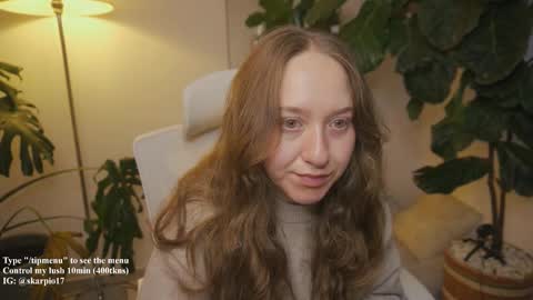 Snapshot of skarpio17 chatting on 12-16-25, 11:04 Im Scarlett ONLINE 5pm-10pm NYC time online show from 12-16-25, 11:04