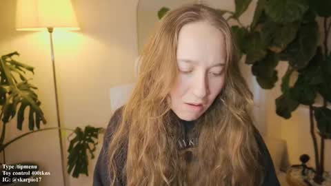 Snapshot of skarpio17 chatting on 02-23-26, 08:50 Im Scarlett ONLINE 5pm-10pm NYC time online show from 02-23-26, 08:50