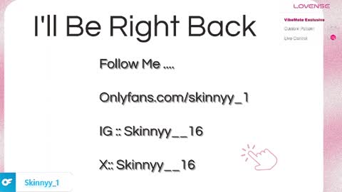 Skinnyy   online show from 04-28-26, 06:51