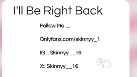 Skinnyy   online show from 07-09-26, 08:40