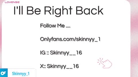 Skinnyy   online show from 07-28-26, 10:43