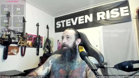 Snapshot of stevenrisenyc chatting on 11-14-25, 02:54 StevenRiseNYC online show from 11-14-25, 02:54