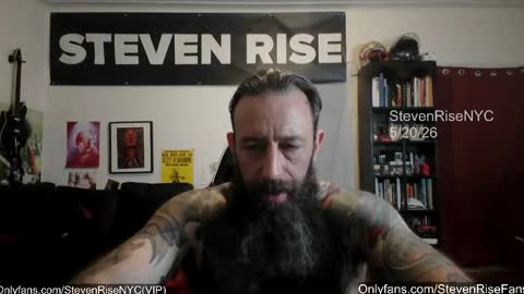 Snapshot of stevenrisenyc chatting on 05-21-26, 12:56 StevenRiseNYC online show from 05-21-26, 12:56