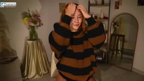 Snapshot of thegingerp chatting on 02-23-25, 12:30 Streaming mostly at online show from 02-23-25, 12:30