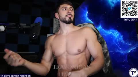 Snapshot of travonidas chatting on 11-23-25, 03:56 Greek God online show from 11-23-25, 03:56