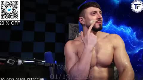 Snapshot of travonidas chatting on 01-14-26, 02:17 Greek God online show from 01-14-26, 02:17