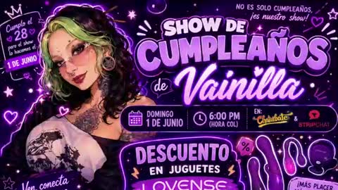 Snapshot of vainilla_l chatting on 06-19-26, 02:38 Vainilla Independent model online show from 06-19-26, 02:38