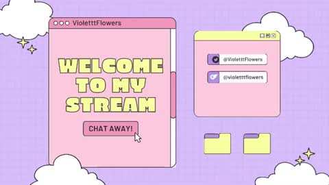 Violet Flowers online show from 07-19-26, 02:26