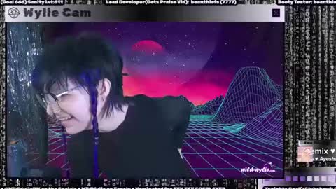 Snapshot of wildwylie chatting on 01-29-25, 03:12 Wylie Wanderlust online show from 01-29-25, 03:12