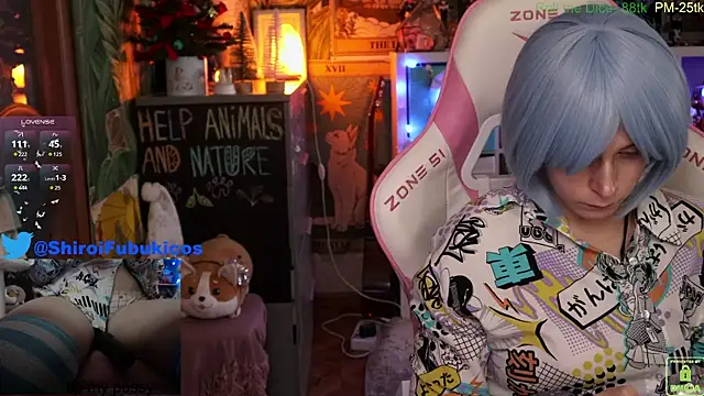 ShiroiFubuki online show from 12-16-24, 11:12