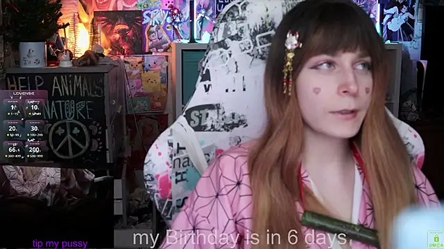 ShiroiFubuki online show from 02-14-25, 07:23