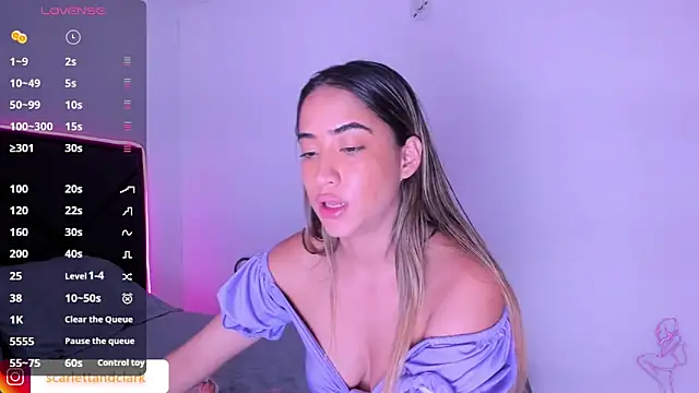 Snapshot of ScarlettAndClark chatting on 03-01-25, 11:37 ScarlettAndClark online show from 03-01-25, 11:37