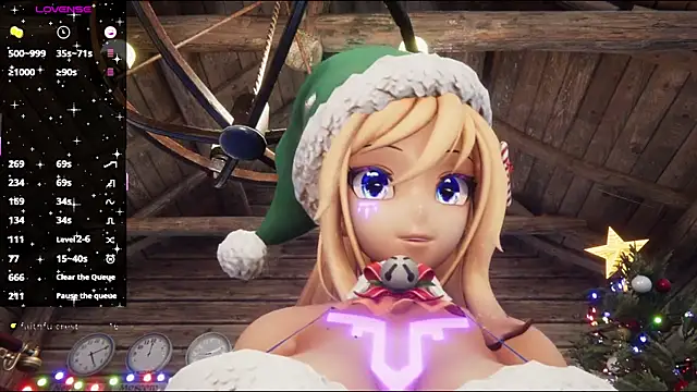 Snapshot of ElfieLove chatting on 12-05-25, 06:15 ElfieLove online show from 12-05-25, 06:15