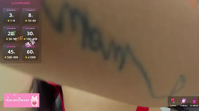 Snapshot of LARSONMIA chatting on 02-11-26, 12:32 LARSONMIA online show from 02-11-26, 12:32