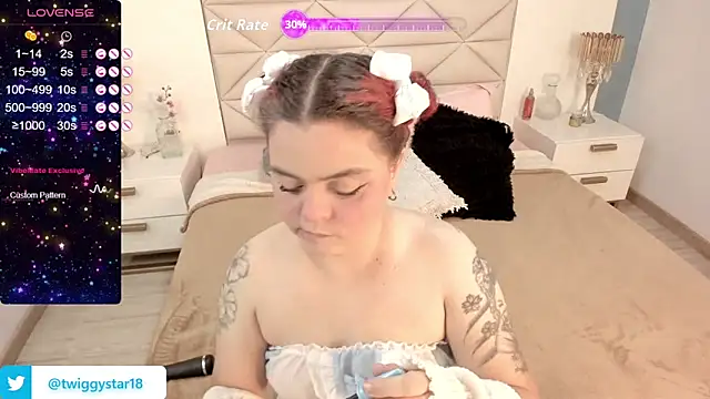 Snapshot of Twwiiggy chatting on 12-19-25, 08:05 Twwiiggy online show from 12-19-25, 08:05