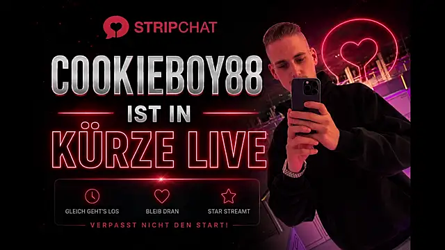 Snapshot of Cookieboy88 chatting on 06-18-26, 11:58 Cookieboy88 online show from 06-18-26, 11:58