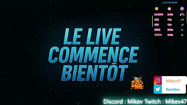 Snapshot of Mikev chatting on 11-10-25, 07:13 Mikev online show from 11-10-25, 07:13