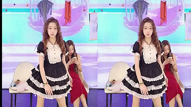 YIYI XIXI 18 online show from 01-03-25, 06:55