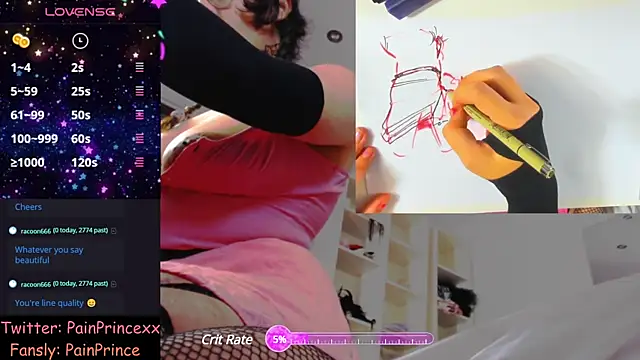 pain princee online show from 12-04-24, 06:17