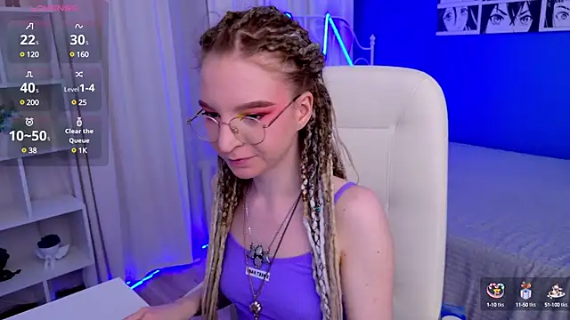 VioletShine online show from 01-30-25, 01:53