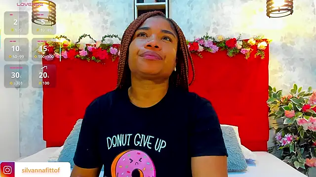 Snapshot of SilvannaFit chatting on 01-19-26, 11:47 SilvannaFit online show from 01-19-26, 11:47