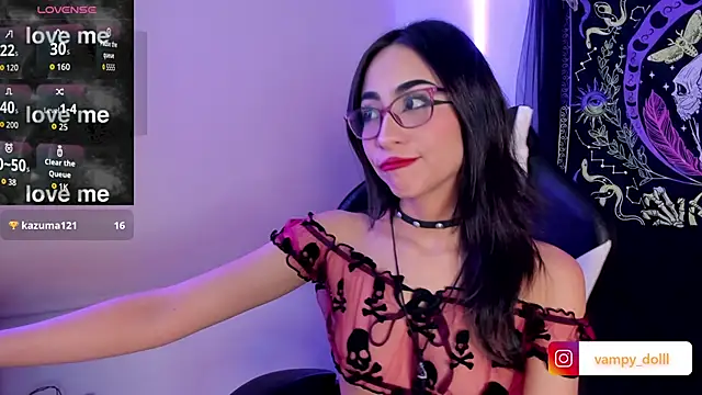 vampy dolll online show from 10-10-25, 07:29