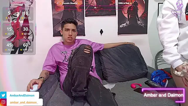 Snapshot of Ambar_and_daimon_ chatting on 10-25-25, 06:32 Ambar and daimon online show from 10-25-25, 06:32