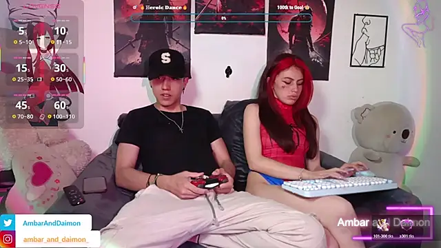 Snapshot of Ambar_and_daimon_ chatting on 10-31-25, 06:47 Ambar and daimon online show from 10-31-25, 06:47