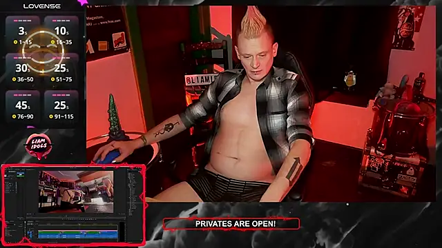 LiamIdols online show from 01-23-25, 06:24