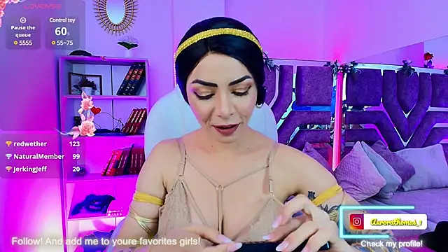 Snapshot of Aurora_thomas__1 chatting on 01-23-25, 01:24 Aurora thomas 1 online show from 01-23-25, 01:24