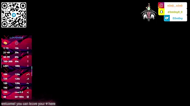 d3m0ny0 0 online show from 01-16-26, 04:55