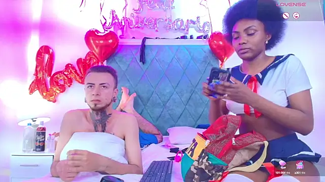 Snapshot of Asha_zuri_and_adam chatting on 09-17-25, 12:40 Asha zuri and adam online show from 09-17-25, 12:40