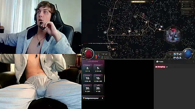 Snapshot of SkrogDog chatting on 12-21-25, 09:11 SkrogDog online show from 12-21-25, 09:11