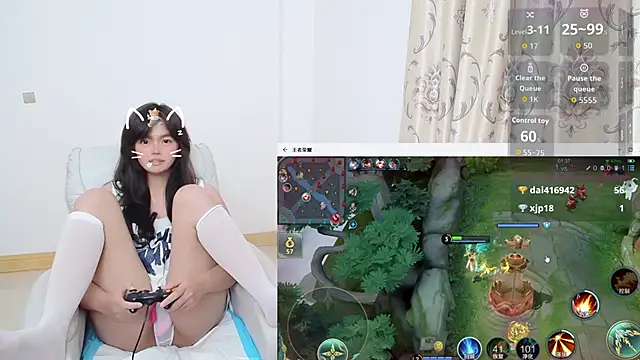 Duolamei online show from 10-27-25, 01:48