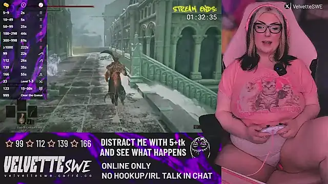 VelvetteSWE online show from 06-27-26, 05:51
