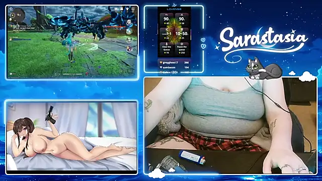 Snapshot of Sarastasia417 chatting on 07-09-26, 07:34 Sarastasia417 online show from 07-09-26, 07:34
