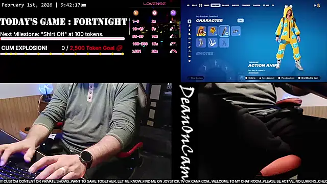 Snapshot of DeanonCam chatting on 02-01-26, 03:43 DeanonCam online show from 02-01-26, 03:43